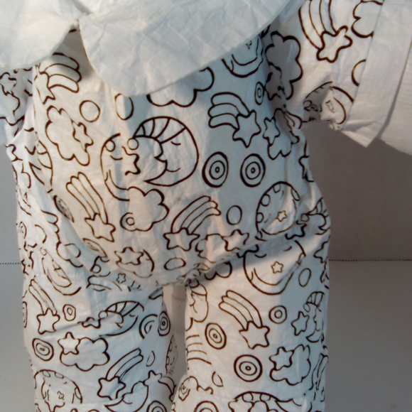 Rare HTF Alex Toys Color and Cuddles Bear Washable Stuffed Animal Plush - Picture 2 of 13